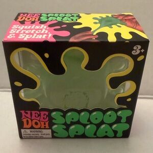 NeeDoh Green Sploot Splat Novelty Sensory Fidget Stress Relief Toy NEW